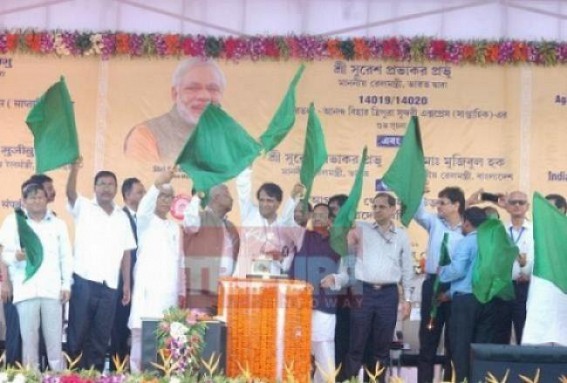 Replacement of Prabhu as railways Minister was a Correct decision led by Modi Govt ? 3 years of Prabhu’s Railway Ministry has been a Blessing for Tripura : State got Broad Gauge, Express trains ! Replacement of Prabhu as railways Minister was a Correct decision led by Modi Govt ? 3 years of Prabhu’s Railway Ministry has been a Blessing for Tripura : State got Broad Gauge, Express trains !